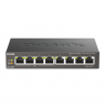D-Link | 8-Port Gigabit PoE Switch (4xPoE) | DGS-1008P | Unmanaged | Desktop | Power supply type External
