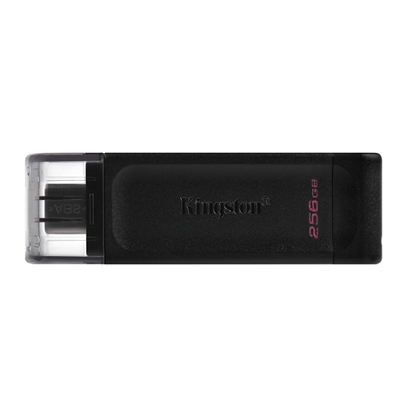 Kingston USB Flash Drive DataTraveler 70 256 GB, USB 3.2 Gen 1 Type-C, Black