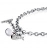 Vėrinys Storm Baril Charm Necklace White