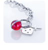 Apyrankė Storm Baril Charm Bracelet Red