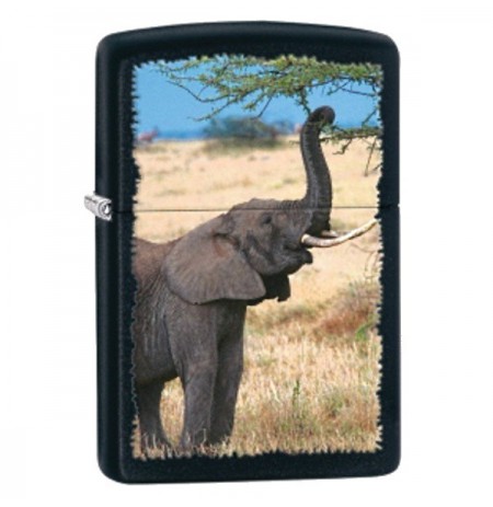 Žiebtuvėlis ZIPPO 28666 "Elephant" Black Matte