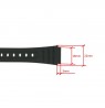 Laikrodžio dirželis CASIO 71604002