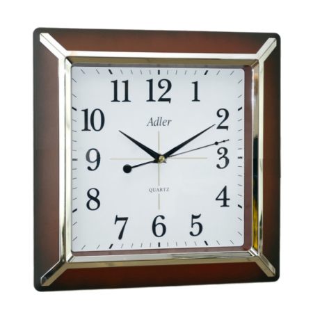ADLER 30111 DARK BROWN Sieninis kvarcinis laikrodis