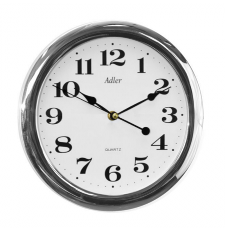 ADLER 30021 SILVER SHINING  Sieninis kvarcinis laikrodis