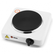 Tristar | Free standing table hob | KP-6185 | Number of burners/cooking zones 1 | Rotary | Black, White | Electric