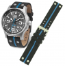 Laikrodžio dirželis Vostok-Europe Expedition VE-EXS.01(BLUE).24.W