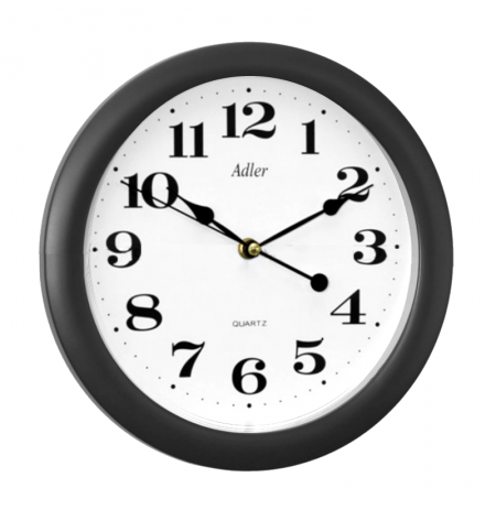 ADLER 30021 BLACK Sieninis kvarcinis laikrodis
