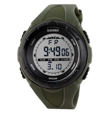 SKMEI 1074 AG Lady Size Army Green