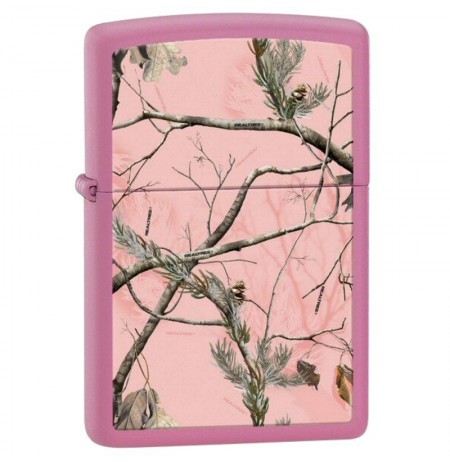 Žiebtuvėlis ZIPPO 28078 Matte Pink RealTree APG Camo Pattern Lighter