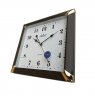 ADLER 30089 DARK WALNUT Sieninis kvarcinis laikrodis