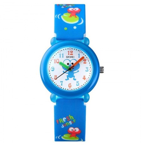 SKMEI 1621 FG Frog Vaikiškas laikrodis