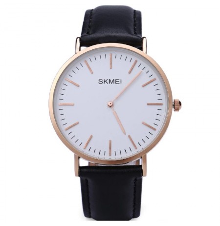 Skmei 1181 black leather