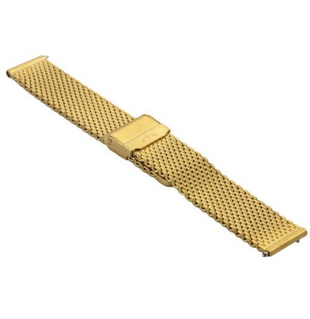 Apyrankė laikrodžiui BISSET BM-102/22 GOLD MAT