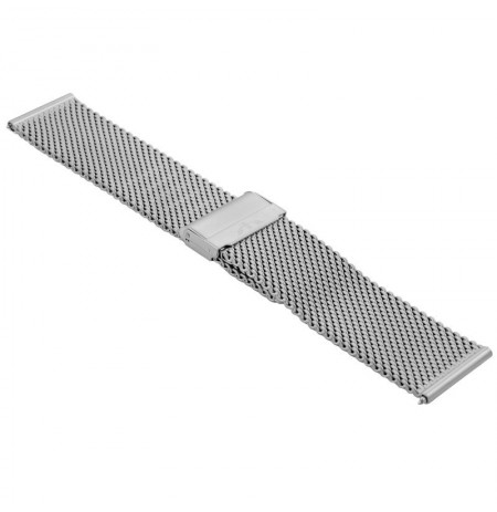 Apyrankė laikrodžiui BISSET BM-102/18 SILVER MAT