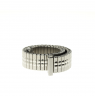 Metalinė tampoma laikrodžio apyrankė M-SILVER-087-LADY