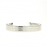 Metalinė tampoma laikrodžio apyrankė M-SILVER-108-LADY