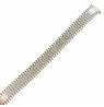 Metalinė tampoma laikrodžio apyrankė M-SILVER-125-LADY