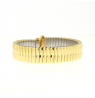 Metalinė tampoma laikrodžio apyrankė M-GOLD-132-LADY