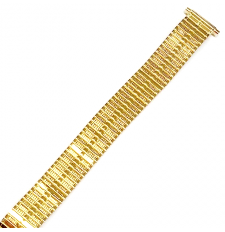 Metalinė tampoma laikrodžio apyrankė M-GOLD-130-MEN