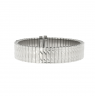 Metalinė tampoma laikrodžio apyrankė M-SILVER-168-LADY
