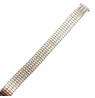 Metalinė tampoma laikrodžio apyrankė M-SILVER-131-LADY