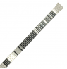 Metalinė tampoma laikrodžio apyrankė M-SILVER-126-LADY