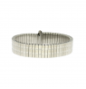 Metalinė tampoma laikrodžio apyrankė M-SILVER-090-LADY