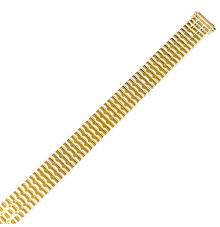 Metalinė tampoma laikrodžio apyrankė M-GOLD-090-LADY
