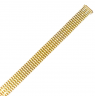 Metalinė tampoma laikrodžio apyrankė M-GOLD-090-LADY