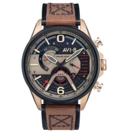 AVI-8 HAWKER HARRIER II Retrograde Chronograph AV-4056-06