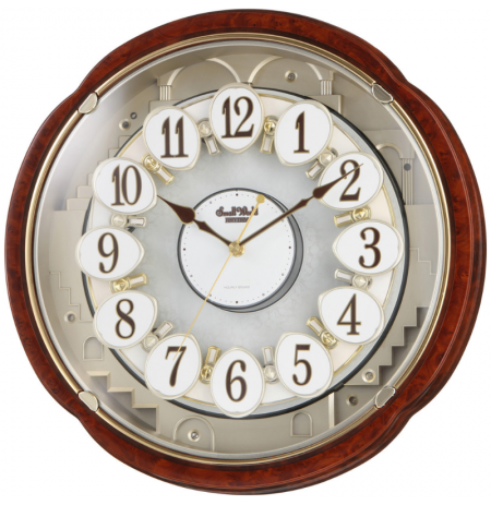 Rhythm Woodgrain Blossom 4MH828WD23 sieninis kvarcinis laikrodis