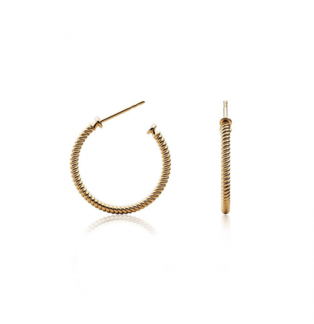 Paul Hewitt Rope Hoop Earring PH-ER-ROH-G