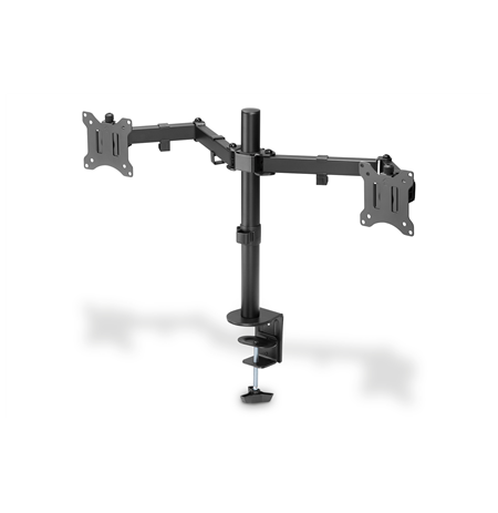 Digitus Dual Monitor Clamp Mount DA-90400 15-32 ", Maximum weight (capacity) 8 kg, Black