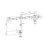 Digitus Dual Monitor Clamp Mount DA-90400 15-32 ", Maximum weight (capacity) 8 kg, Black