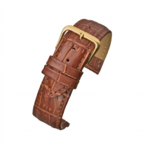 Laikrodžio dirželis LBS Tan Padded Croc Grain R650S.02(CR).22.Y