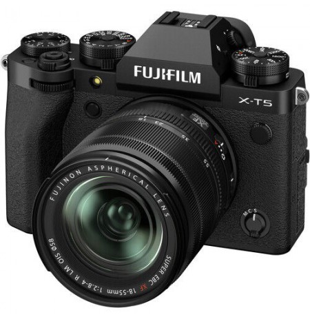 Sisteminis fotoaparatas Fujifilm X-T5 + XF18-55 Black (Black)