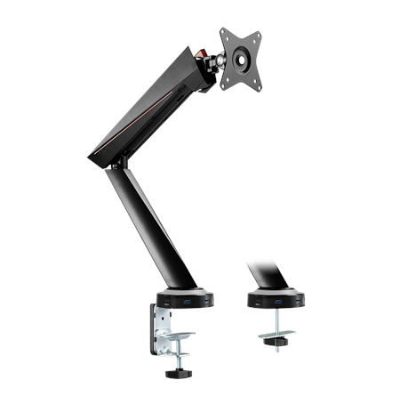 Logilink Gaming Monitor Mount BP0091 17-32 ", Maximum weight (capacity) 8 kg, Black/Red