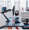 Logilink Gaming Monitor Mount BP0091 17-32 ", Maximum weight (capacity) 8 kg, Black/Red