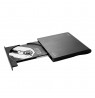 SAVIO AK-59 External slim CD/DVD Recorder R/RW - USB-C/USB-A, black
