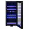 Adler Wine Cooler AD 8080 Energy efficiency class G, Free standing, Bottles capacity 24, Cooling type Compressor, Black