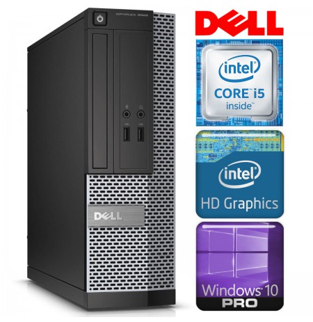 DELL 3020 SFF i5-4590/8GB/SSD 240GB/DVDRW/Win10 Pro RENEW