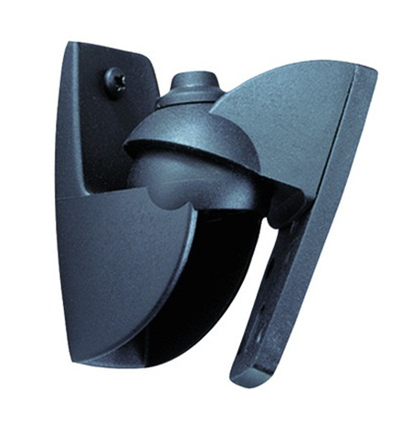 Vogels Loudspeaker Wall mount, VLB500 2 pcs., Turn, Tilt, Maximum weight (capacity) 5 kg, Black
