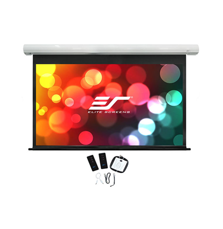 Elite Screens Saker Series SK100XHW-E12 Diagonal 100 ", 16:9, Viewable screen width (W) 221 cm, White