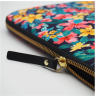 Casyx for MacBook SLVS-000023 Fits up to size 13 ”/14 ", Sleeve, Canvas Flowers Dark, Waterproof