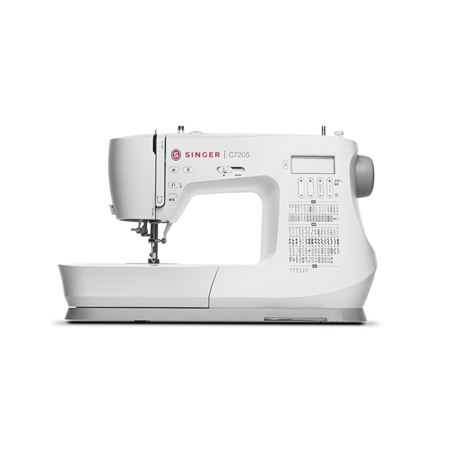 Singer Sewing Machine C7205 Number of stitches 200, Number of buttonholes 8, White