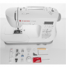 Singer Sewing Machine C7205 Number of stitches 200, Number of buttonholes 8, White