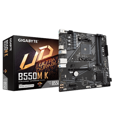 Gigabyte B550M K 1.0 M/B Processor family AMD