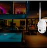 Tellur Smart WiFi Outdoor Camera 3MP, UltraHD, Autotracking, PTZ white