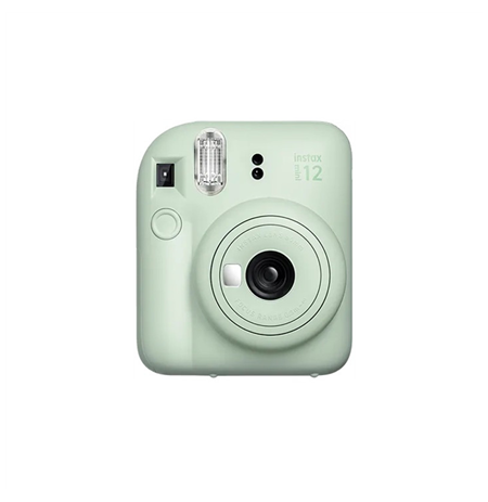 Fujifilm Instax Mini 12 Camera + Instax Mini Glossy (10pl) Mint Green