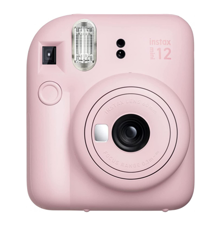 Fujifilm Instax Mini 12 Camera + Instax Mini Glossy (10pl) Blossom Pink